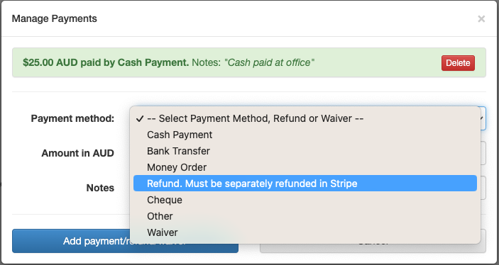 How To Refund a Payment in Operoo – Operoo